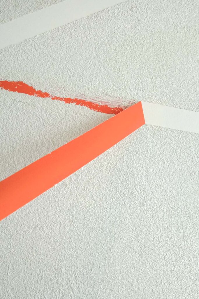 Efektiseinä maalaus työvaihe