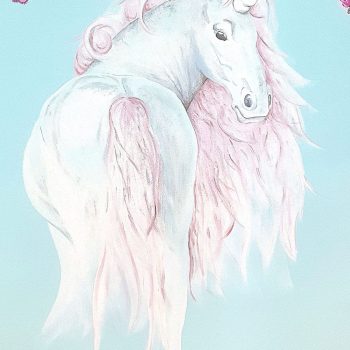 Seinämaalaus lastenhuoneeseen valmis